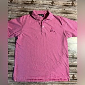 Psycho Bunny Pink Striped Polo Shirt